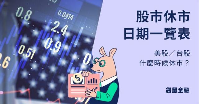 【2026 股市行事曆】美股/台股休市時間、期貨開盤、美股夏/冬令交易時間總整理!